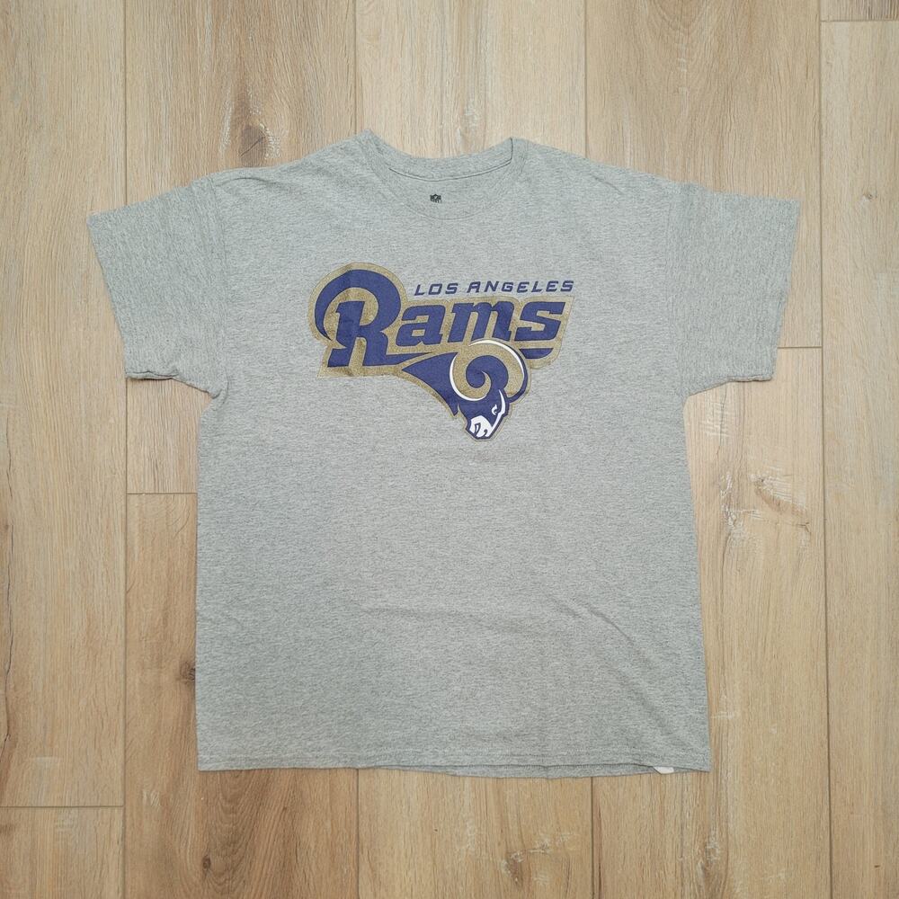 LA Rams NFL T Shirt Mens S Gray Mens Small (Tag Youth XL) Football Team